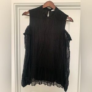 Long sleeve lace top